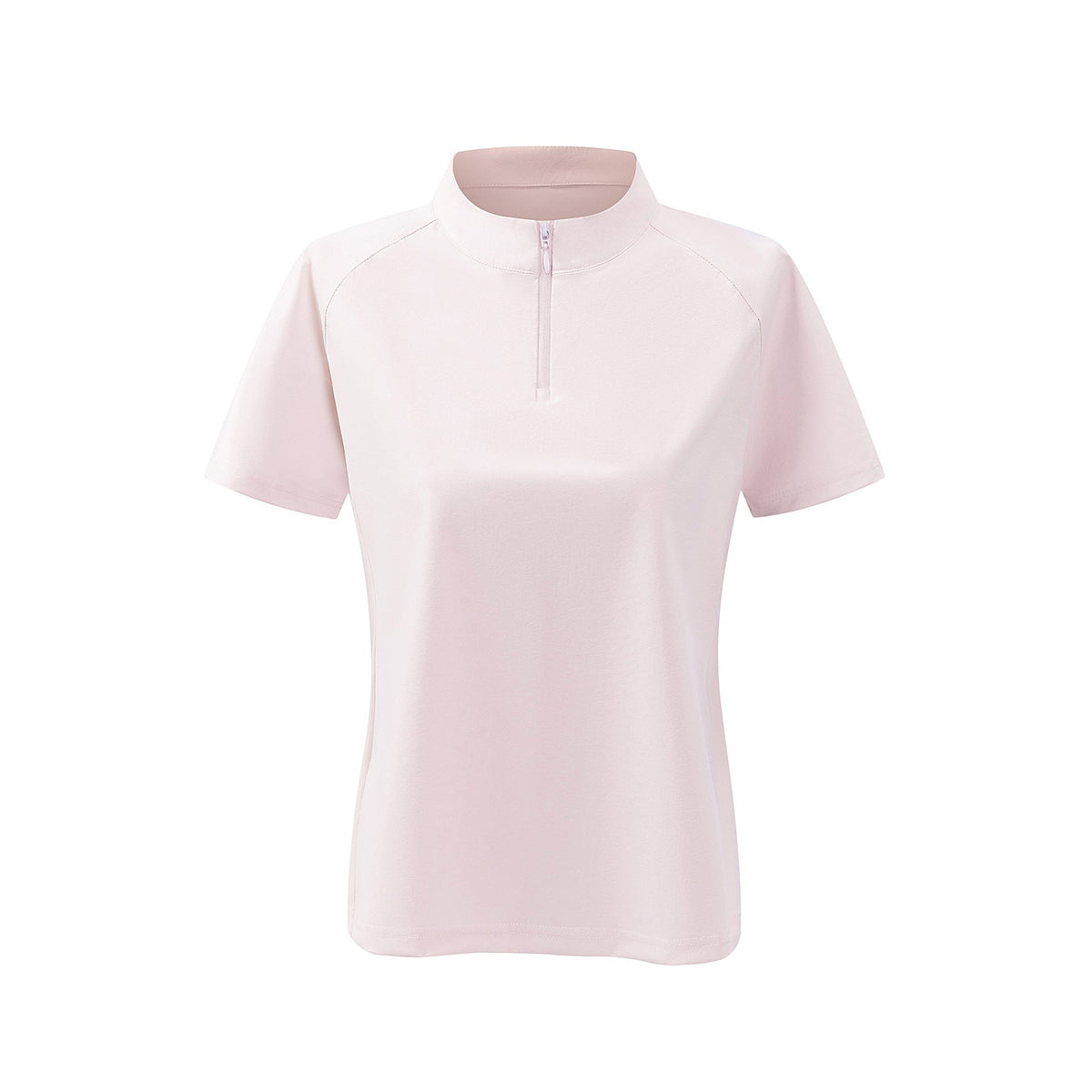 Half-zip men's and women's apparel, stand-up collar sports jersey, UV-protective T-shirt