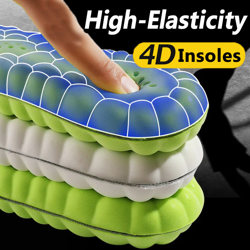 4D Cloud Sports Insoles - Shock-Absorbing, Anti-Fatigue, Relieve Foot Pain