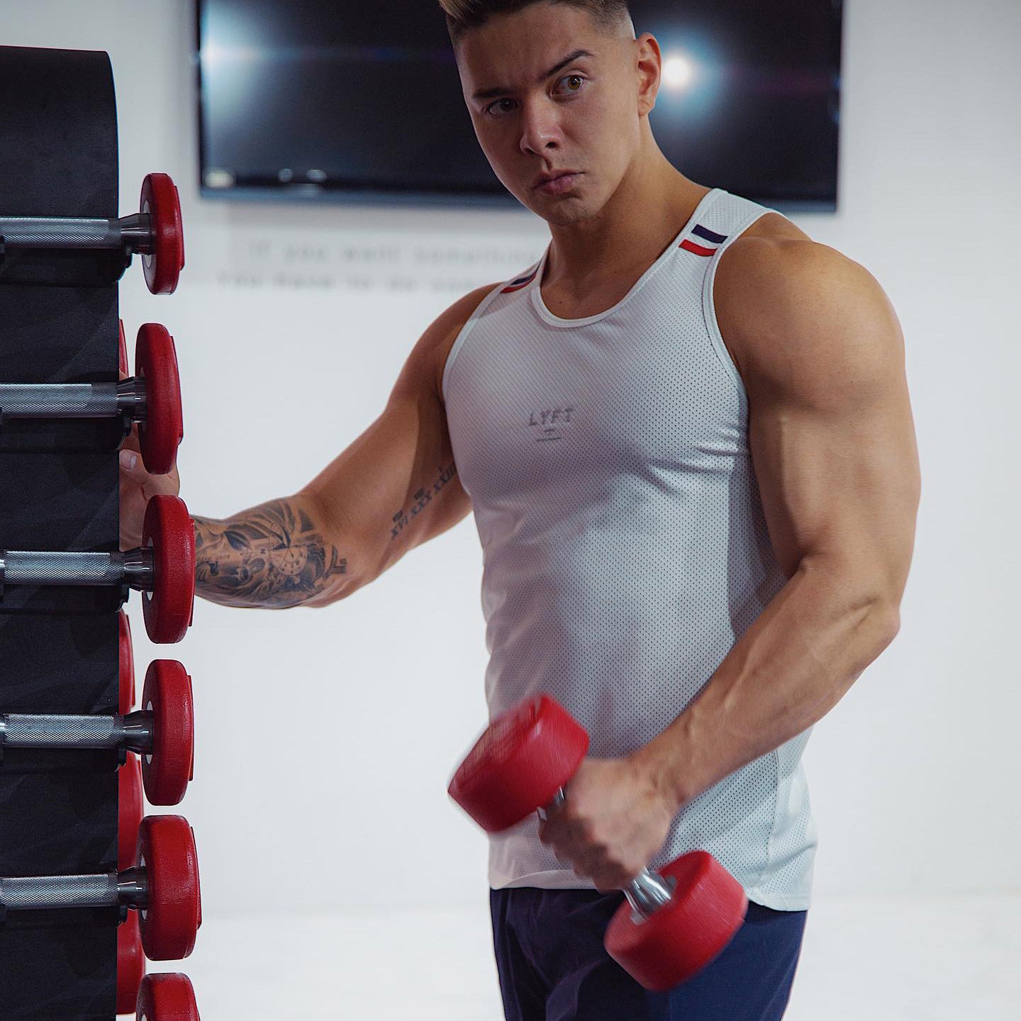 Fitness vest men's tops