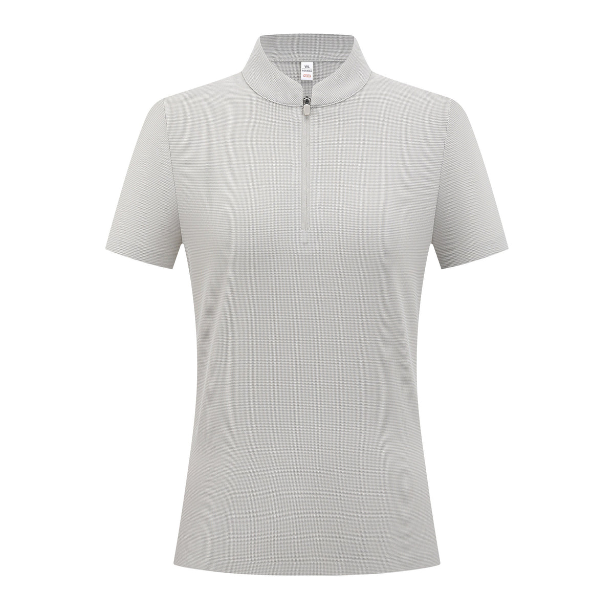 Half-zip men's and women's apparel, stand-up collar sports jersey, UV-protective T-shirt