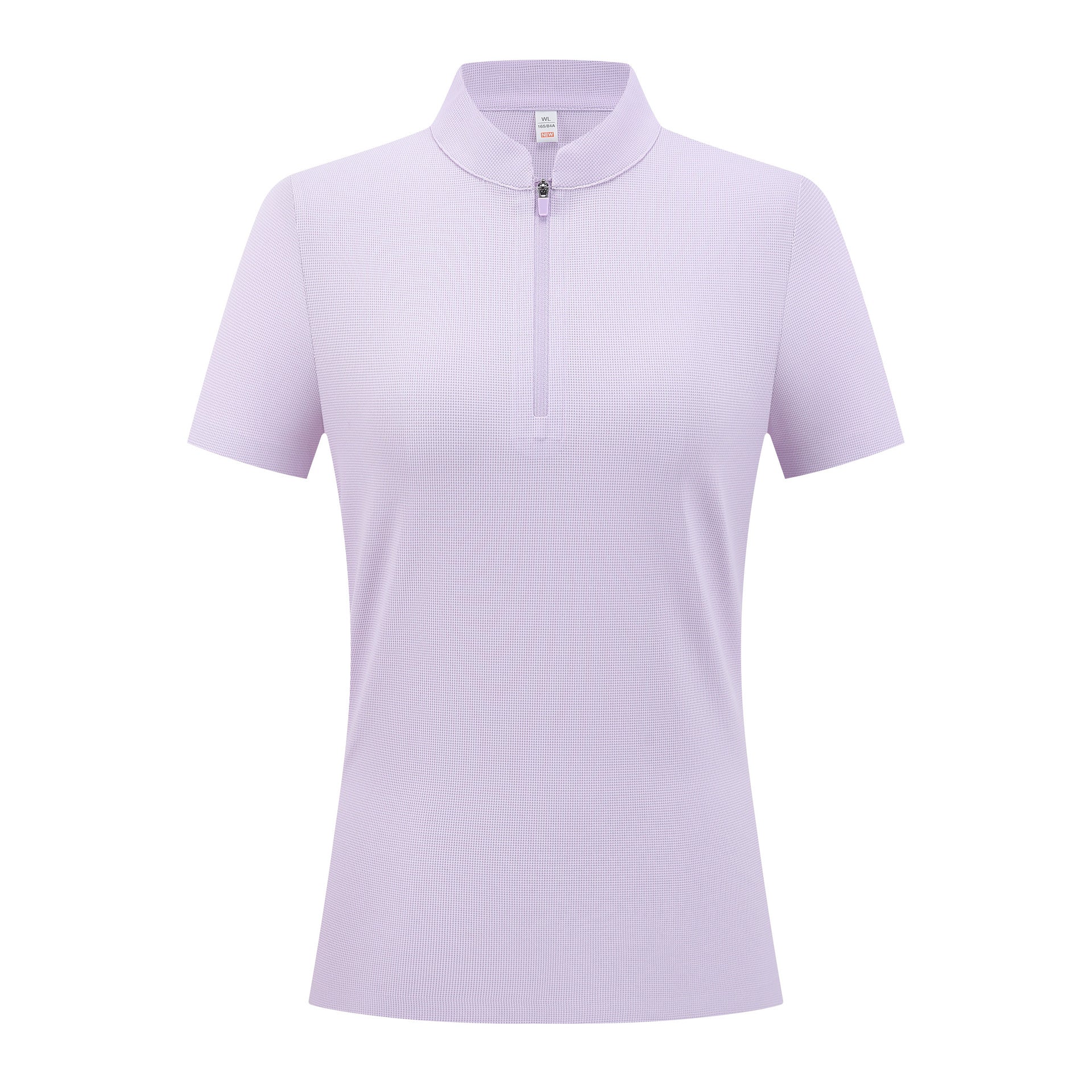 Half-zip men's and women's apparel, stand-up collar sports jersey, UV-protective T-shirt