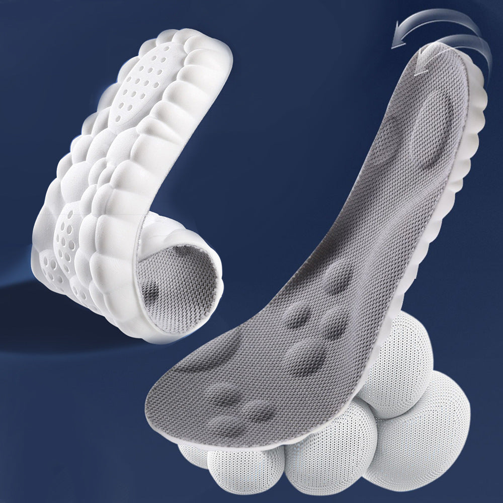 4D Cloud Sports Insoles - Shock-Absorbing, Anti-Fatigue, Relieve Foot Pain