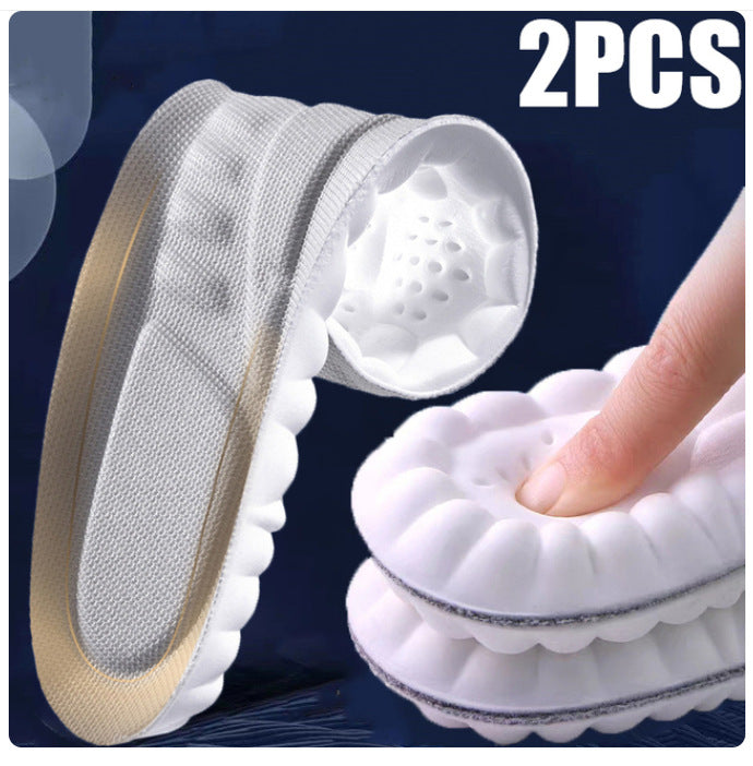 4D Cloud Sports Insoles - Shock-Absorbing, Anti-Fatigue, Relieve Foot Pain