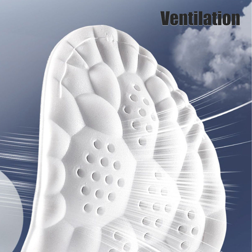 4D Cloud Sports Insoles - Shock-Absorbing, Anti-Fatigue, Relieve Foot Pain