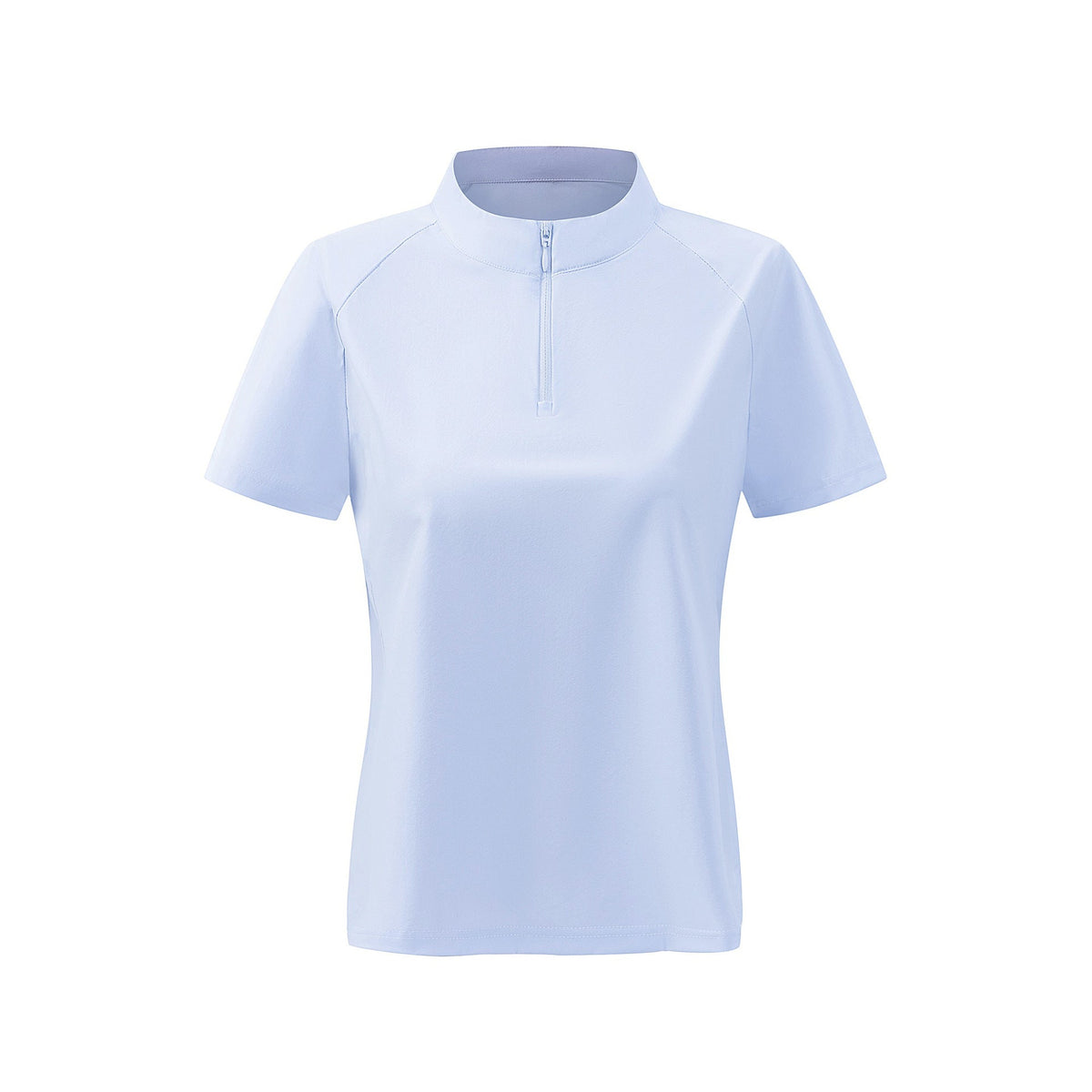 Half-zip men's and women's apparel, stand-up collar sports jersey, UV-protective T-shirt
