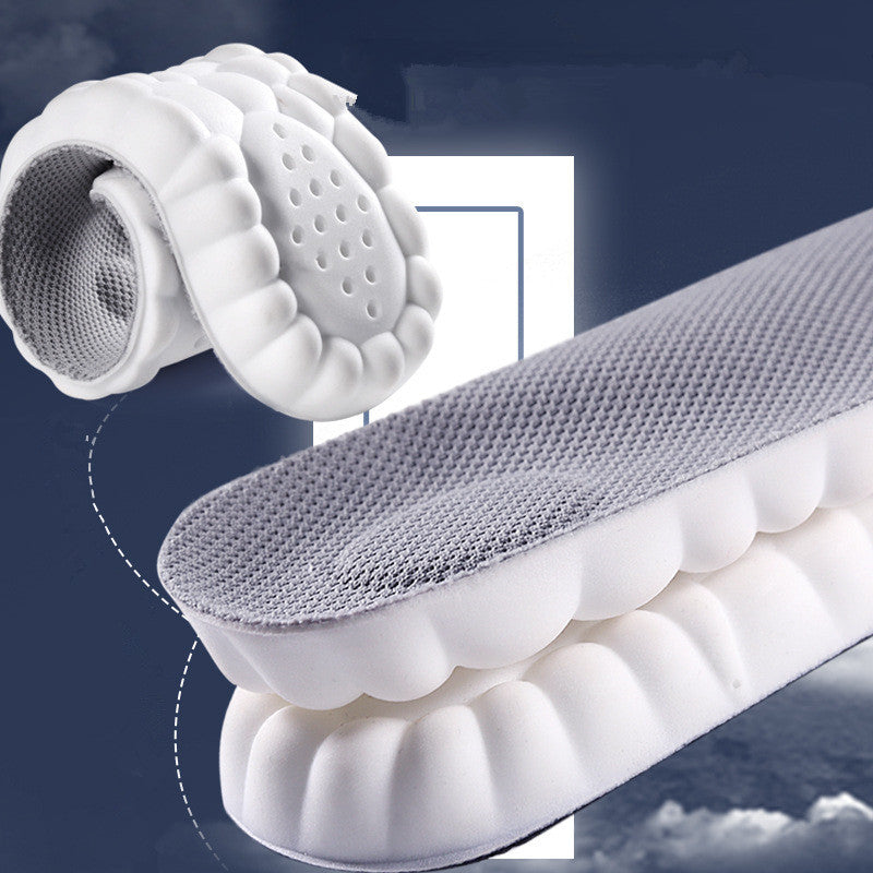 4D Cloud Sports Insoles - Shock-Absorbing, Anti-Fatigue, Relieve Foot Pain