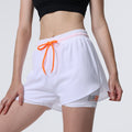 Women's summer hot pants, anti-exposure, quick-drying, breathable fake two-piece