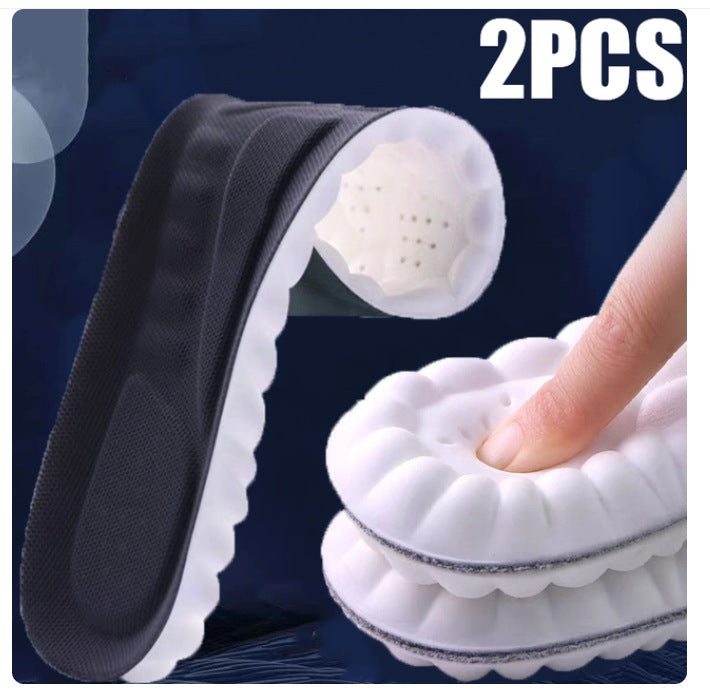 4D Cloud Sports Insoles - Shock-Absorbing, Anti-Fatigue, Relieve Foot Pain
