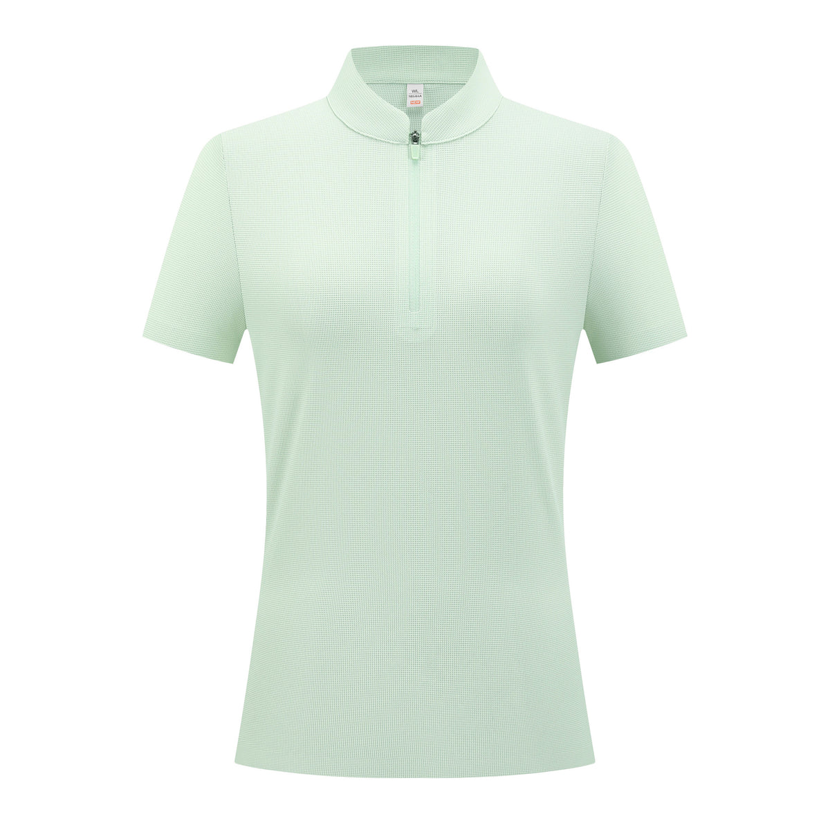 Half-zip men's and women's apparel, stand-up collar sports jersey, UV-protective T-shirt