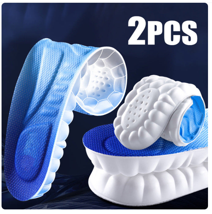 4D Cloud Sports Insoles - Shock-Absorbing, Anti-Fatigue, Relieve Foot Pain