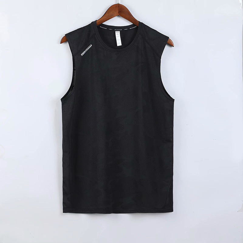 Men's camouflage sports casual vest quick-drying fitness training