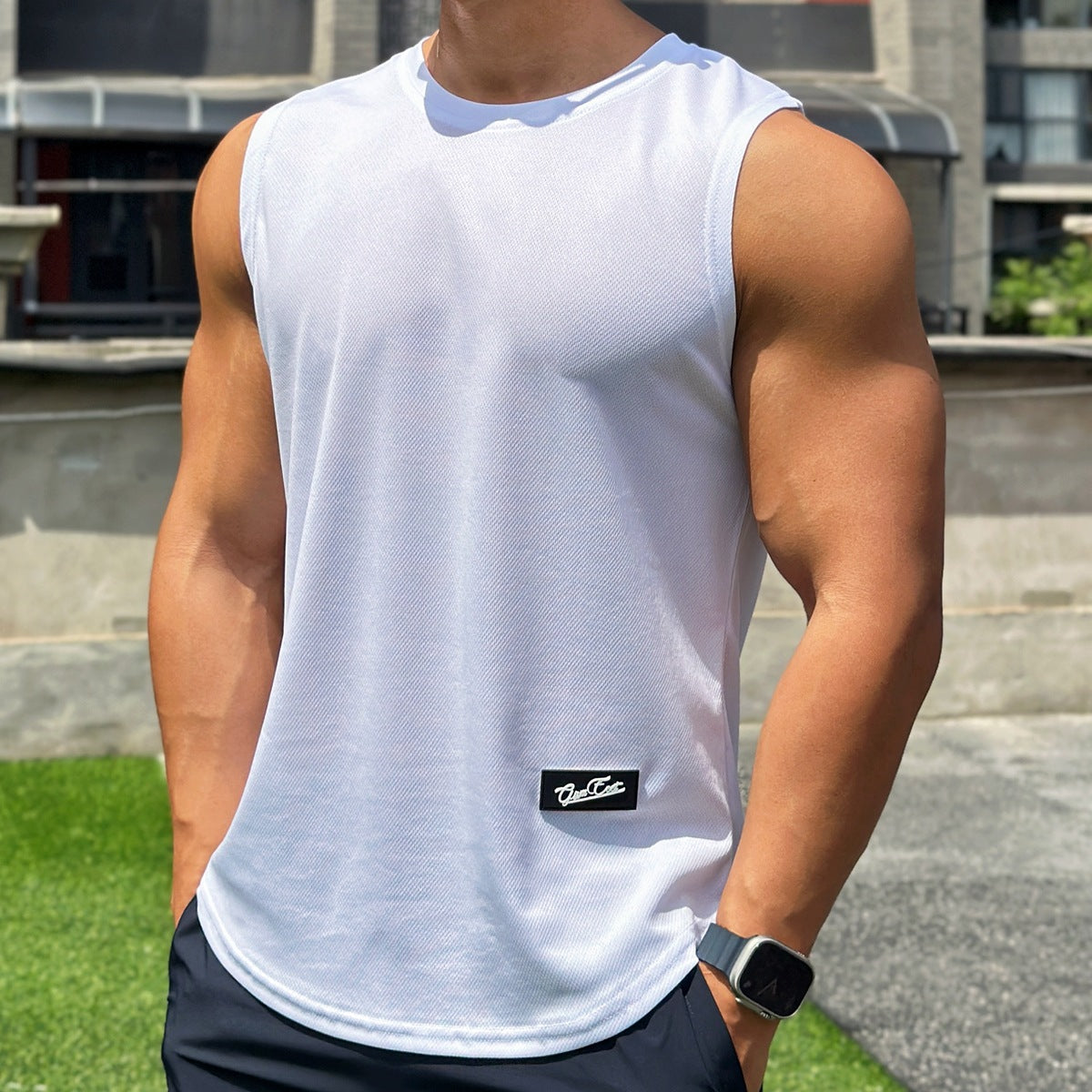 Summer Men's Pullover Crew Neck Base Shirt