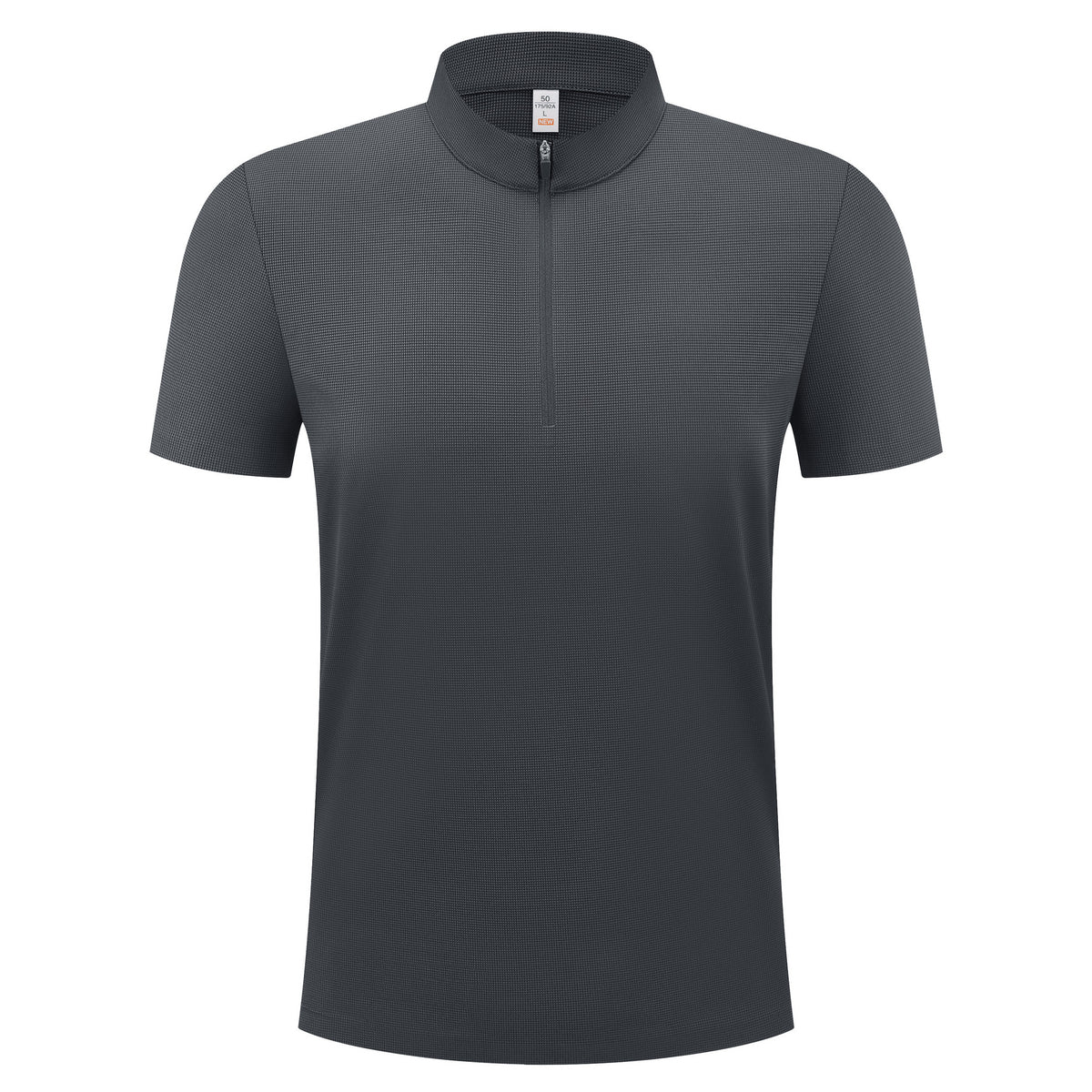 Half-zip men's and women's apparel, stand-up collar sports jersey, UV-protective T-shirt