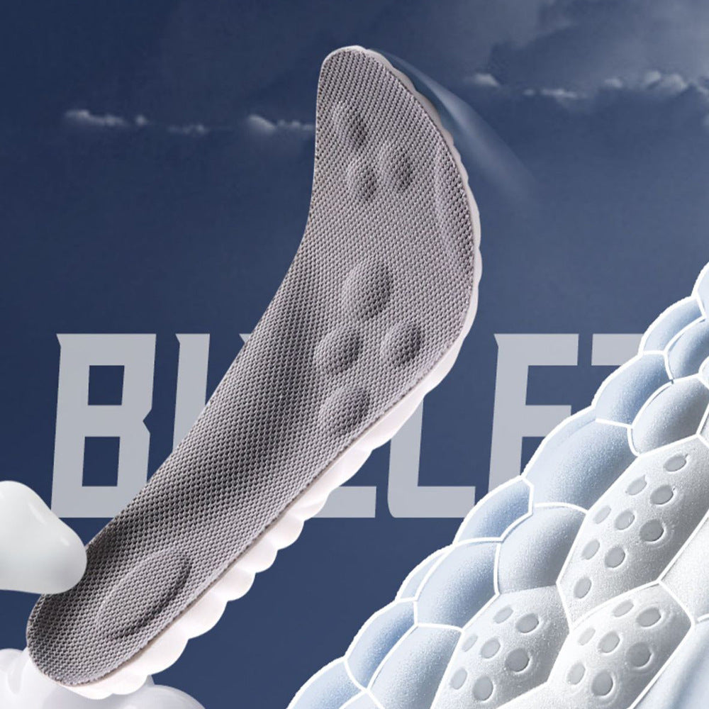 4D Cloud Sports Insoles - Shock-Absorbing, Anti-Fatigue, Relieve Foot Pain