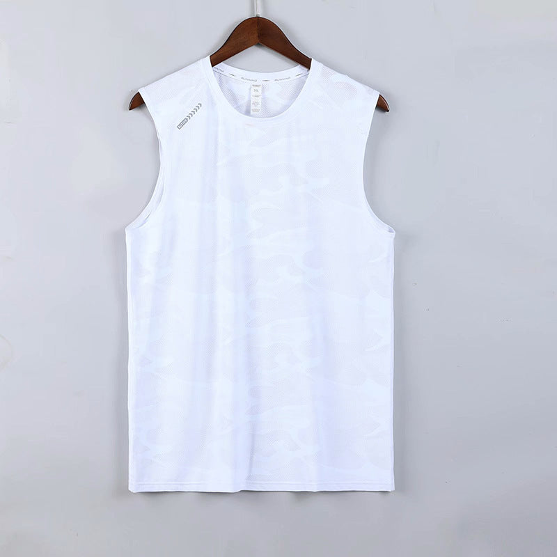 Men's camouflage sports casual vest quick-drying fitness training