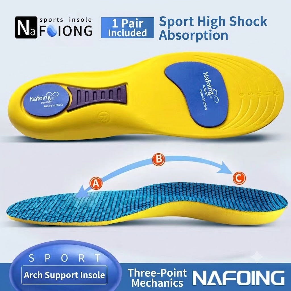 Sports Insoles Absorbs Shock, Sweats and Deodorization
