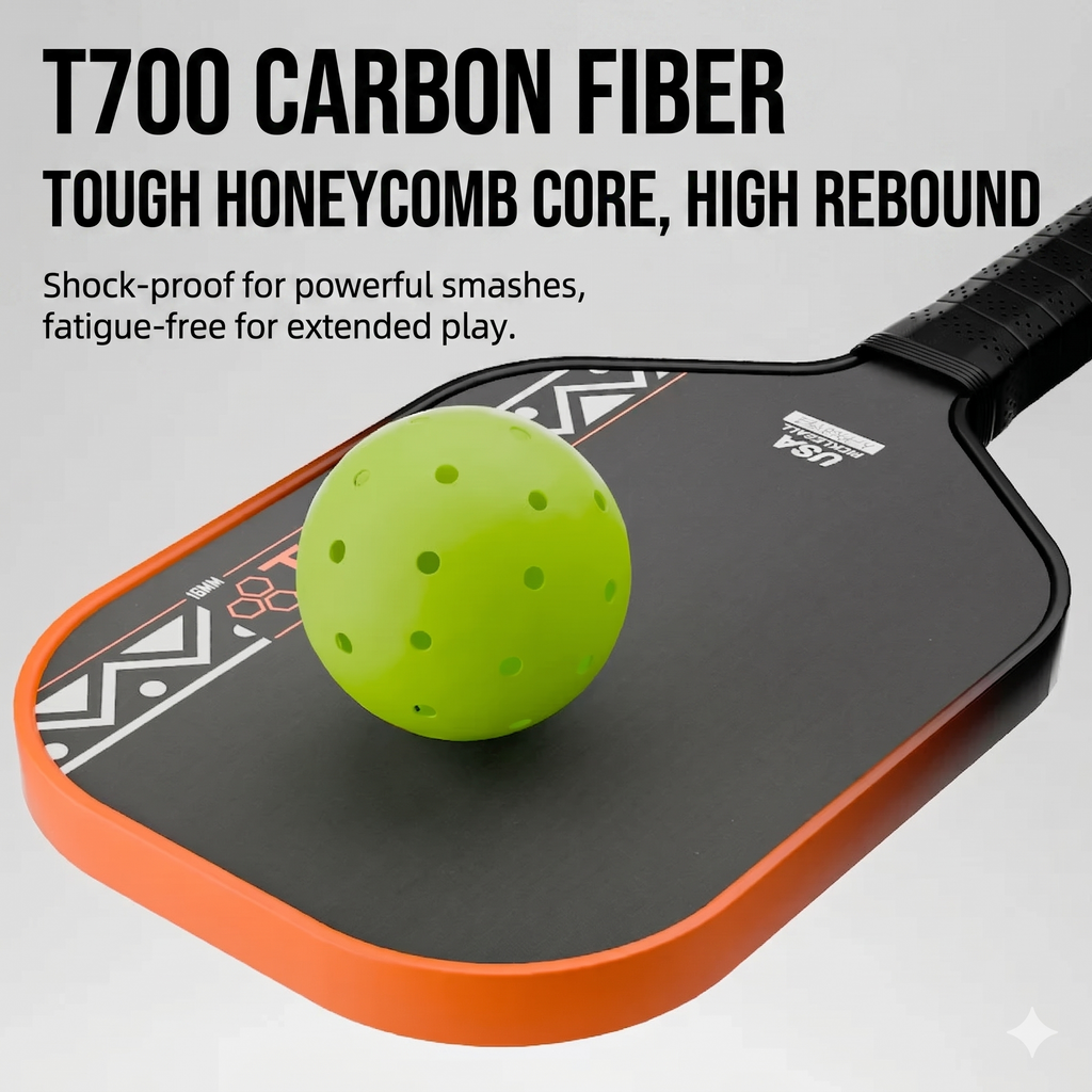T700 carbon fiber pickleball rackets
